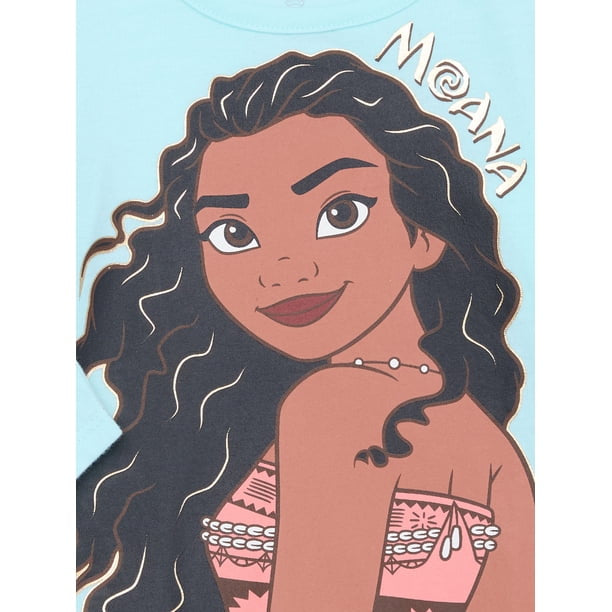 Robe Moana pour petites filles, taille basse, imprimé graphique, manches longues, tailles 12 mois à 5 ans