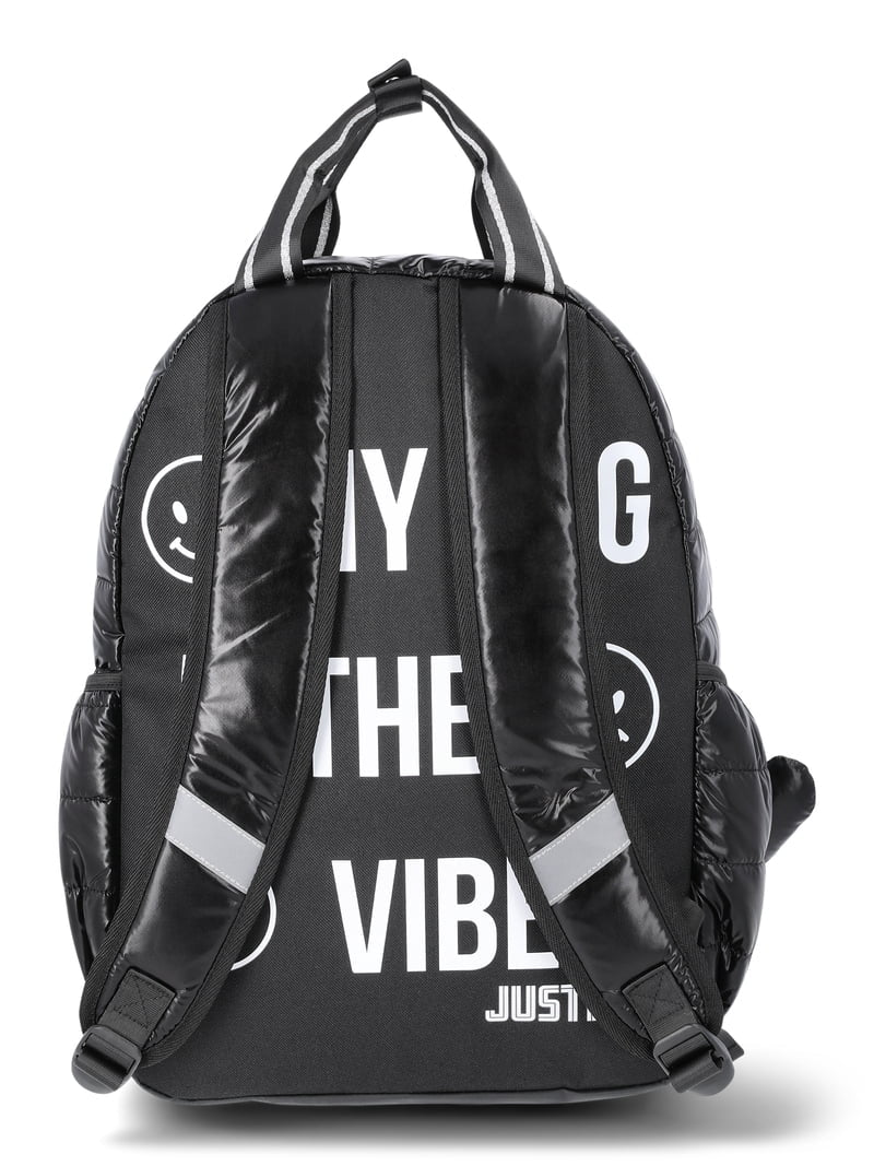 Ensemble Sac à Dos Justice 3 Pièces – Matelassé Noir