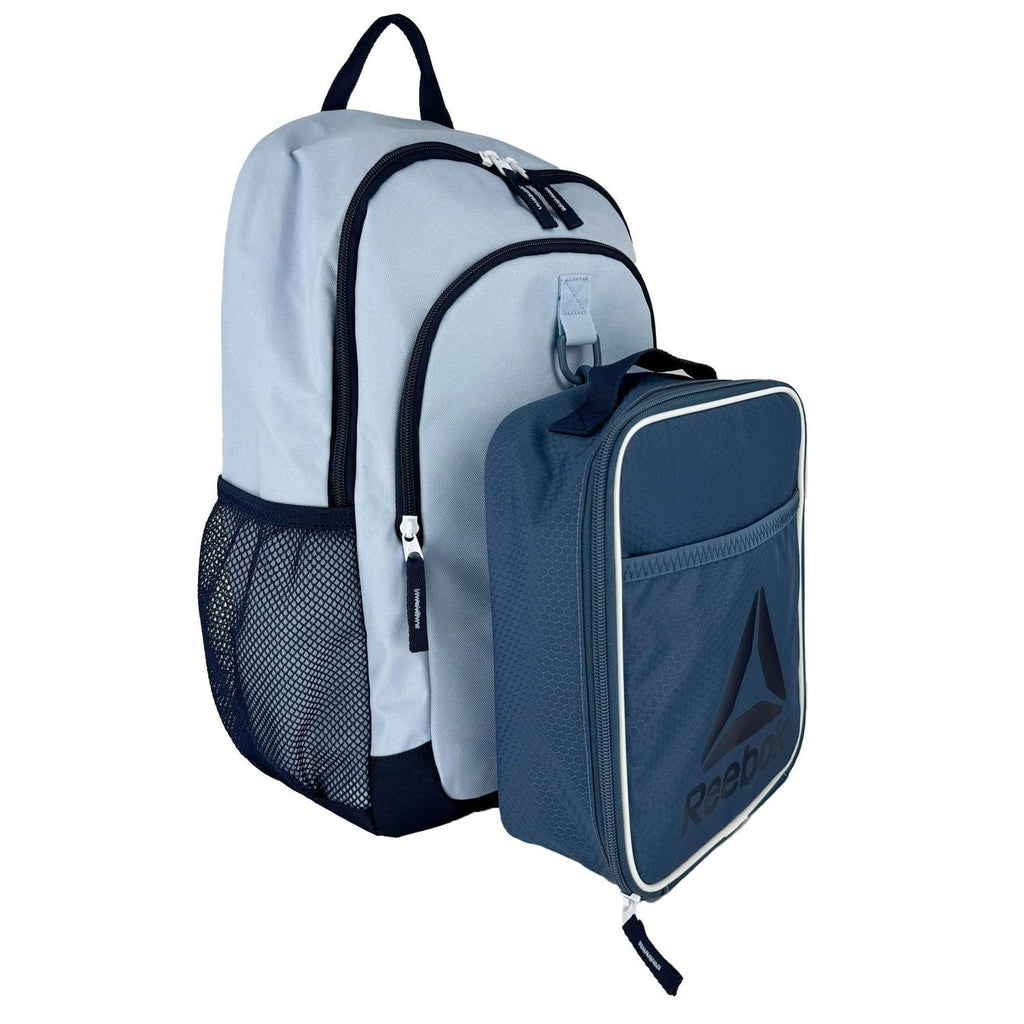 Ensemble Sac à Dos Reebok 2 Pièces – Gris & Marine