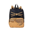 Sac à dos Chat – Noir & Or à Sequins