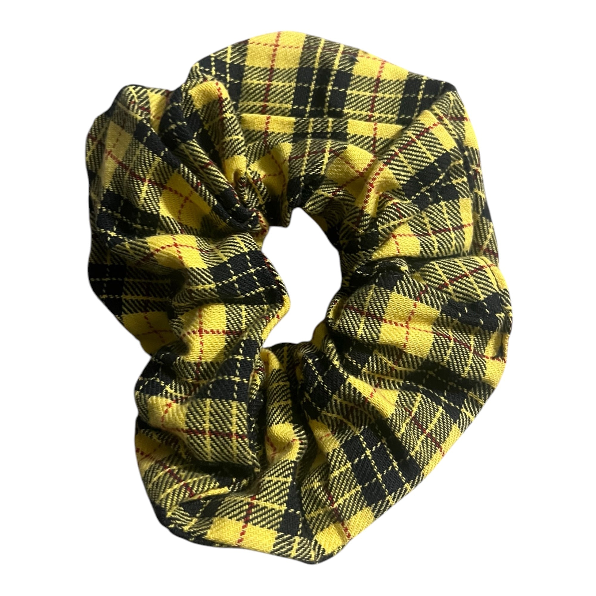 Chouchou Tartan Jaune