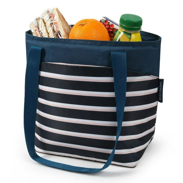 Arctic Zone Uptown Ladies Lunch Tote, Multi Stripe