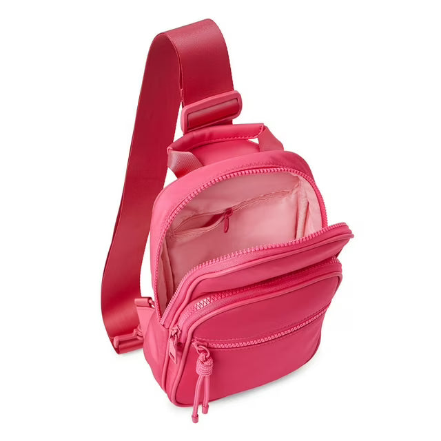 Sac Sling Rose Fuchsia Monochrome - Bandoulière Une Épaule Tendance