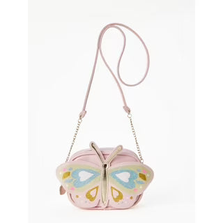 Mini Sac Papillon Rose Pastel - Sac À Main Enfant Fille