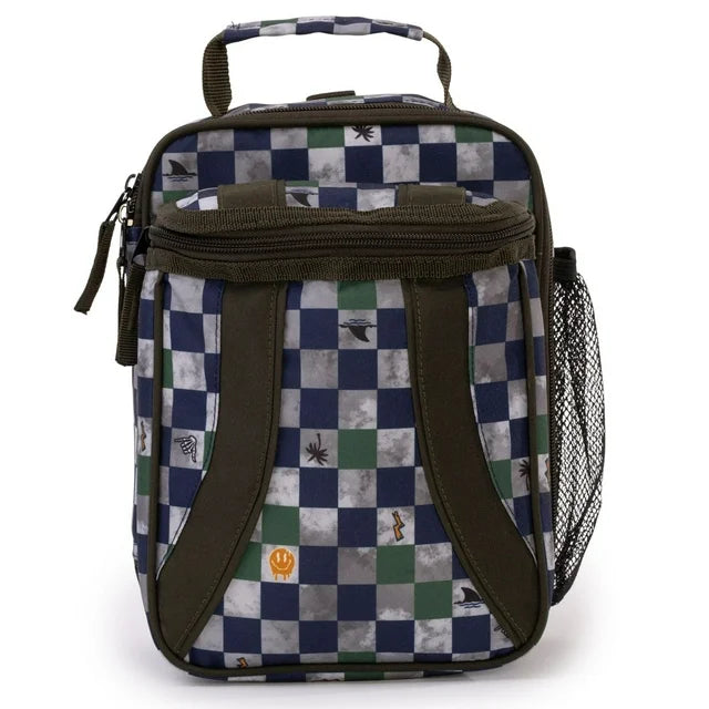 Jetstream Deluxe Kids Lunch Bag Insulated with Front Pocket, Side Mesh & Padded Handle