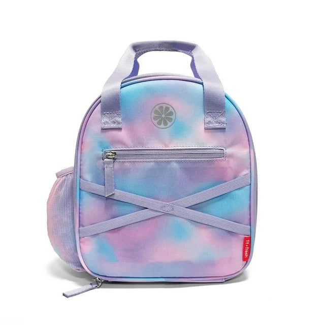 Fit + Fresh Tilly Kids Lunch Bag, Purple Tie Dye