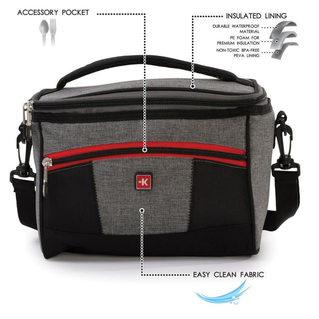 Skross Insulated Lunch Bag for Kids with Shoulder Strap